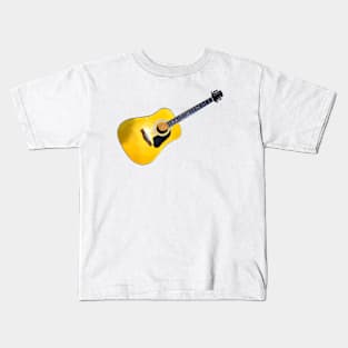 Painting of an Acoustic Guitar Kids T-Shirt